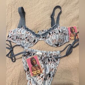 BNWT! Strawberry Milk Mob Page 6 Bikini Set (Medium Top & Small Bottom)